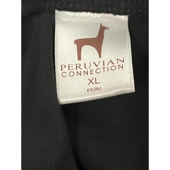 Peruvian Connection Black Pima Cotton Skirt XL - Picture 7 of 8